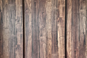 Wooden background of the studio made of three sliding doors